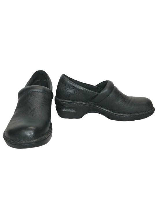 BOC Born Concepts Clogs Mules Comfort Black Leather Womens 9M Work - Picture 4 of 12
